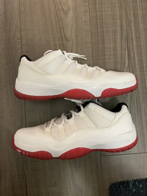 jordan 11 low cherry bottom