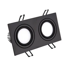 LED COB Ceiling Grid Grille Light Fixture Recessed Picture Spot Lamp Rectangle