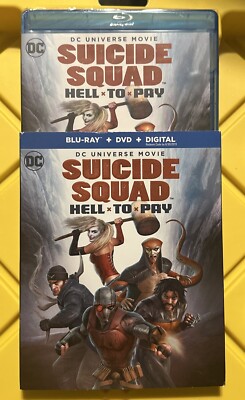 Suicide Squad: Hell to Pay (Blu-Ray/DVD, 2018) w/Slipcover DC