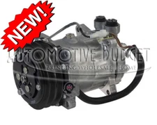 A/C Compressor w/Clutch for Sanden 4469 Ford & Sterling Trucks - NEW
