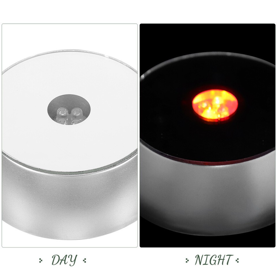 4 Pcs Led Display Base Rotating Stand with Light Convenient Design eBay