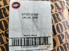 Factory Authorized Parts ЕF33CW189VALVE, GAS