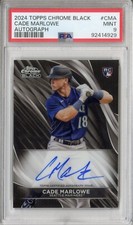 2024 Topps Chrome Black Baseball Cade Marlowe Base RC Auto PSA 9