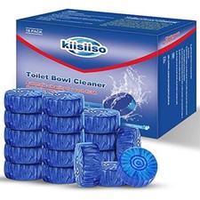 Automatic Toilet Bowl Cleaner Tablets Bathroom Toilet Tank Cleaner,Blue, 18 Pack