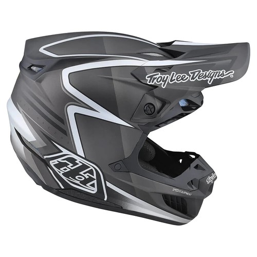 Troy Lee Designs SE5 Carbon Lines Black Dirt Bike MX SXS Helmet Adult XLarge eBay