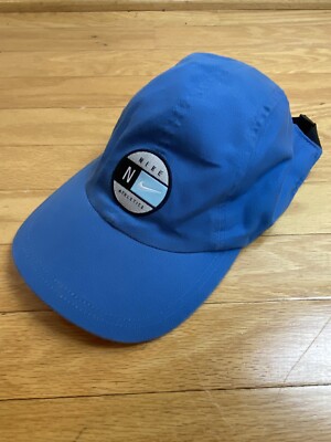 Nike Athletics Tailwind Vintage Hat Adjustable Strap Running Cap Blue