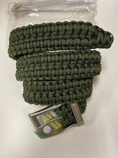 Paracord Planet 550 Paracord Belt Kit - 44 Inch Waist With Gunmetal/Silver Buckle Options