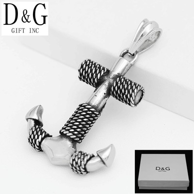 Silver Anchor Stainless Steel Pendant At ₹ 17/piece In Rajkot | ID: 2855954759455 - Foto 8