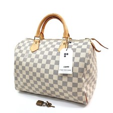 Authentic Louis Vuitton Speedy 30 Damier Azur...