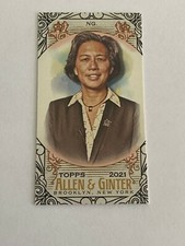 Kim Ng 2021 Topps Allen Ginter #226 Mini Black Boarder