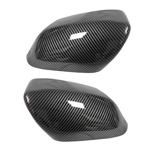 For Volvo XC70 XC90 2008-2014 Rearview Mirror Cover Cap Carbon 39894341/39894354 - Picture 6 of 8