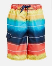 Kanu Surf Men's Echelon Swim Trunks Size Large Drawstring Quick Dry Sun Protect