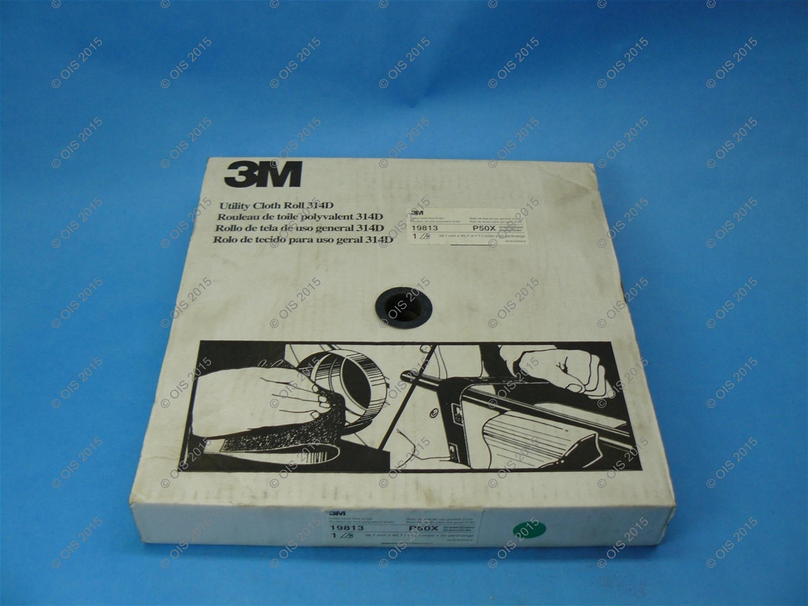 3M Utility Cloth Roll 11/2 W X 50 Yd Aluminum Oxide P50 Grit for sale