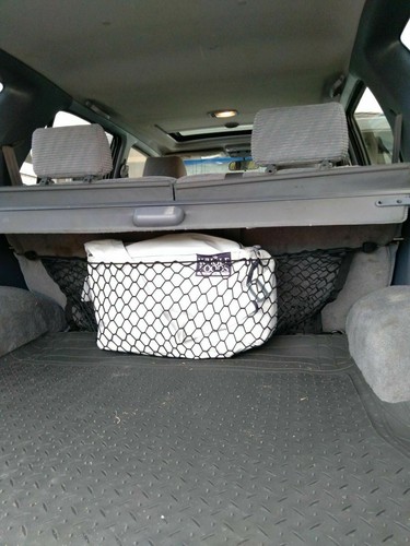 Trunk Rear Seats Envelope Style Mesh Cargo Net for Nissan Xterra 2005-2015 New - Picture 3 of 14
