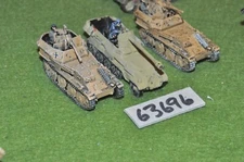 15mm ww2 / german - 3 half tracks - (63696)