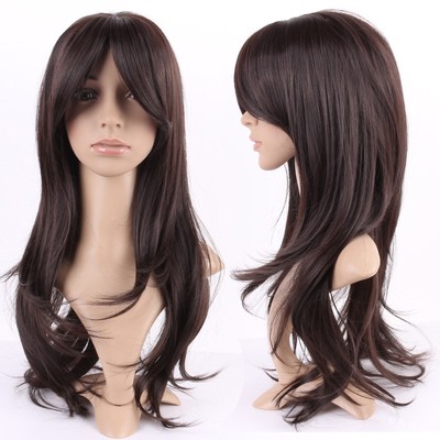 Women Ombre Short Wig Pixie Curly Hair BOB Wigs Synthetic Natural Cosplay Wigs 6