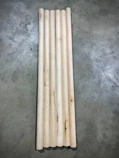 1-1/2"x36" *FACTORY-SECOND* Premium Hard Maple Dowel *Kiln Dried* Turning Wood