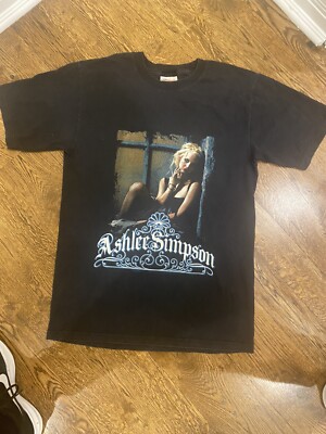 Ashlee Simpson L.O.V.E. Tour 2006 Black S T-Shirt Concert Love