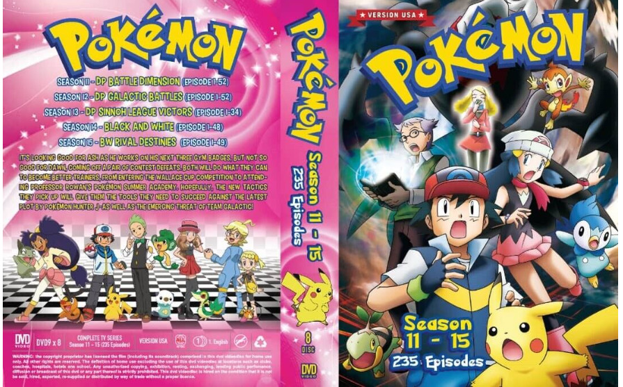 Dvd Pokémon Box Todas As Temporadas Dublado Completo(36dvds) em