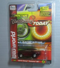 "NEW" AW REL 4 X TRAC BURGUNDY 2010 CHEVY CAMARO SS HO SLOT CAR