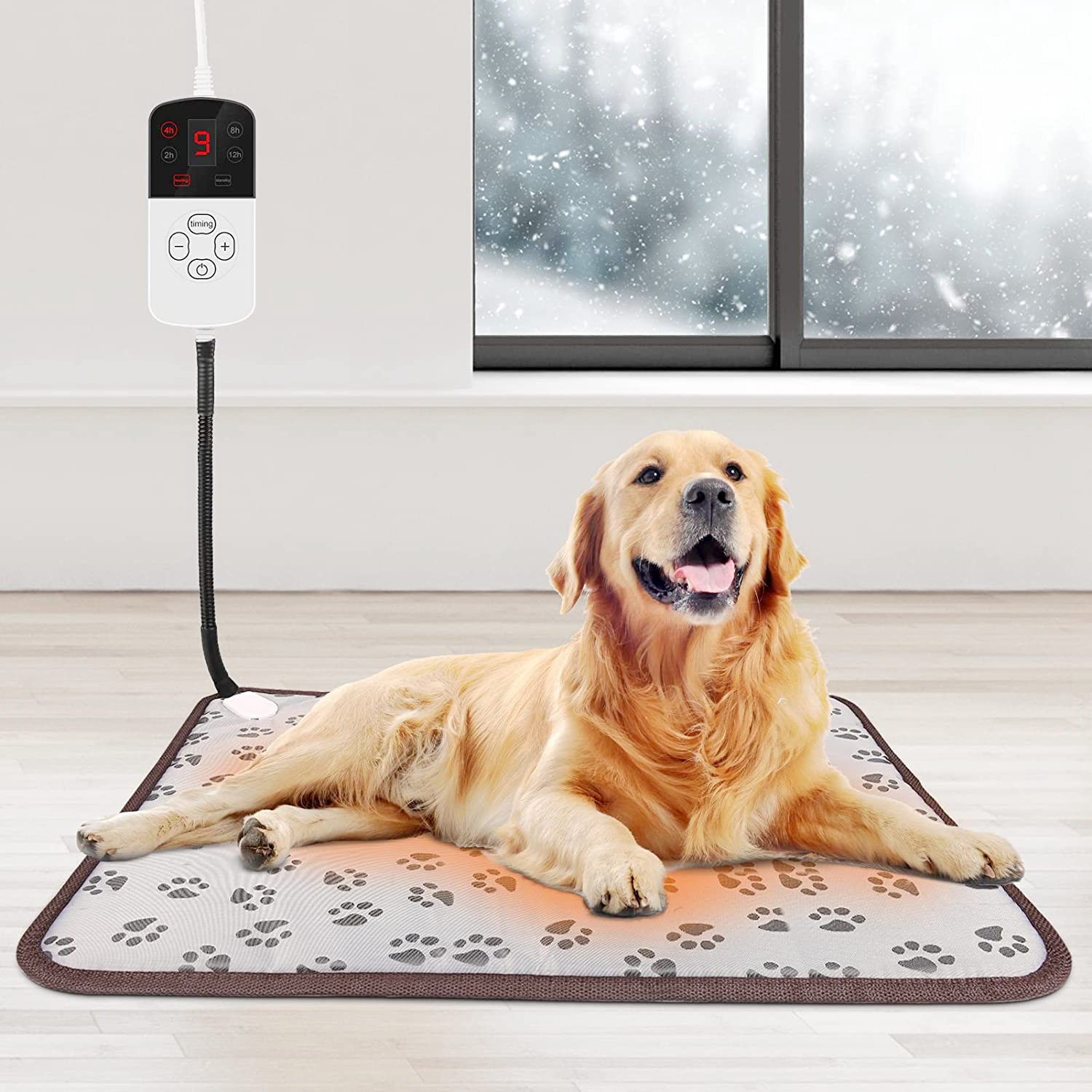Pet Heating Pad for Dog Cat Heat Mat Indoor Electric Waterproof