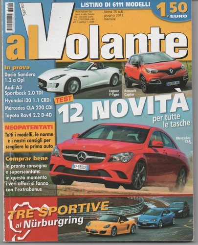 LENKRAD - STARTER - A. 15 Nr.6 - JUNI 2013 - MERCEDES CLA - JAGUAR F-TYPE