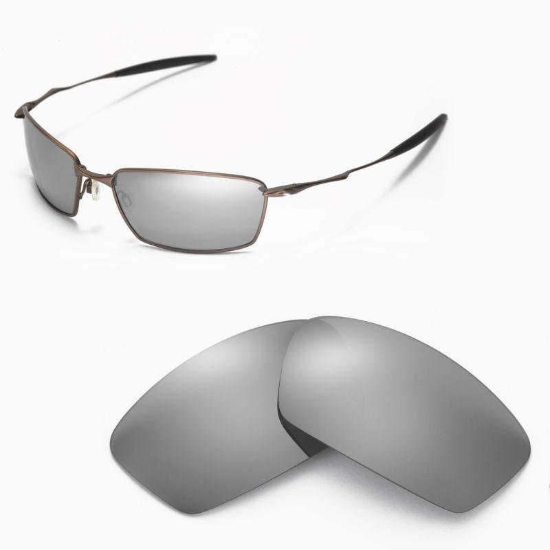 Walleva Replacement Lenses for Oakley Square Whisker Sunglasses