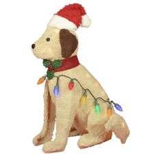 Christmas Xmas Light Up Decoration 23IN LABRADOR WITH LIGHTS