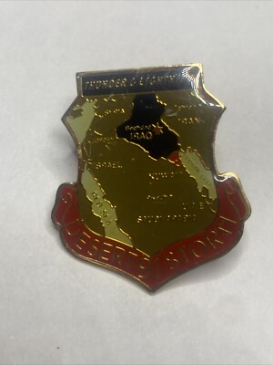 Lapel Pin - Desert Storm Thunder And Lighting 91 SKU 31