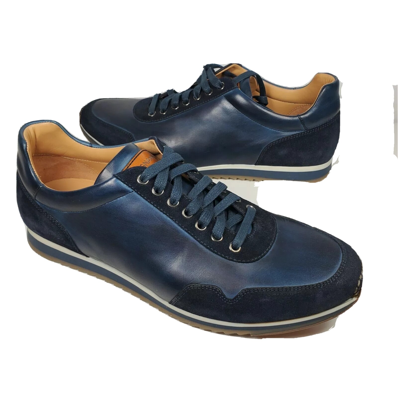 magnanni blue sneakers