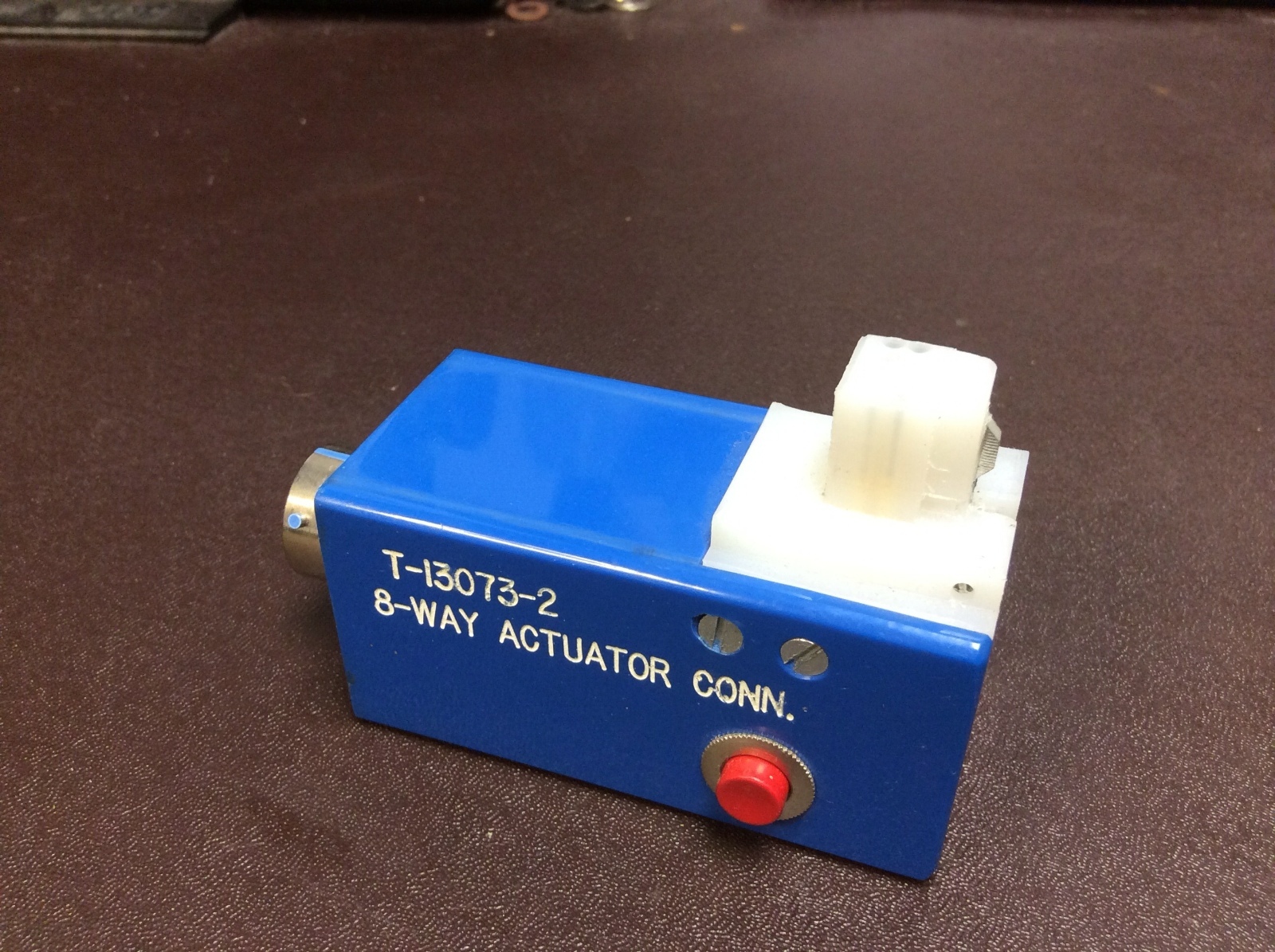 Testron 2 TESTRON T-13073-2 8-WAY ACTUATOR CONNECTOR USED WORKS FINE SALE SALE ...