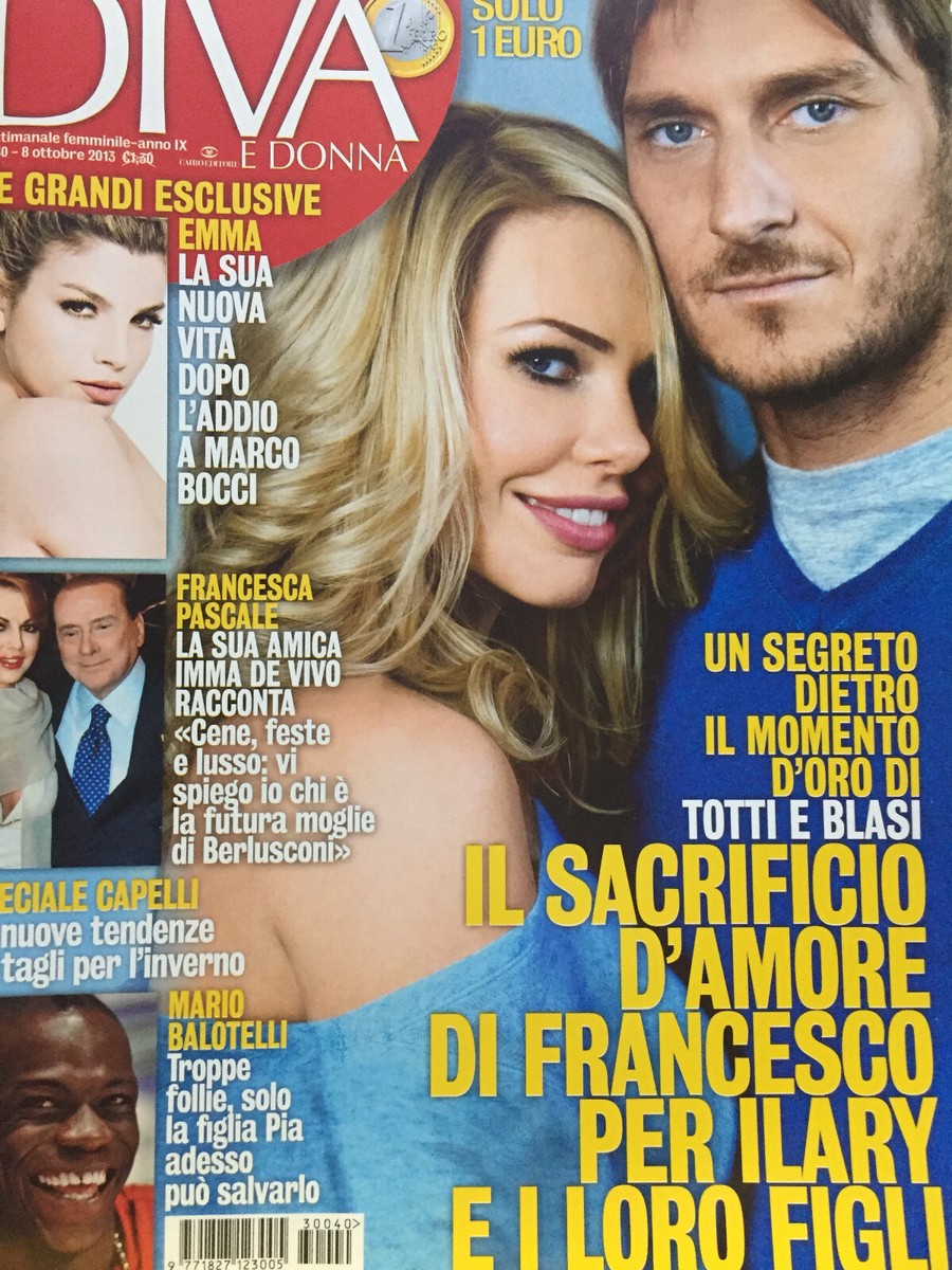 2012 Diva Francesco Totti e Ilary Blasi, Corinne Clery, Anna Oxa,  Ornella Va