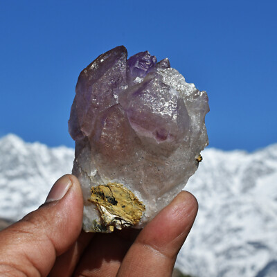 HIMALAYA LEMURIAN NIRVANA ICE AMETHYST RAUCHQUARZ ELESTIAL CRYSTAL Su7 MELODY