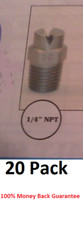 20 STEEL SPRAY TIPS 1/4" 80/20, 80/30, 80/40, 80/50, 80/70, 80/100 SEALCOATING