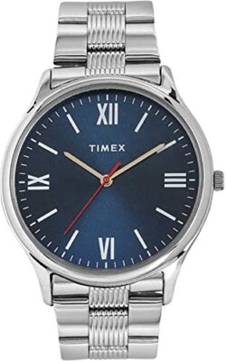 Timex USA Analog Blue Dial Men's Watch Free Shipping