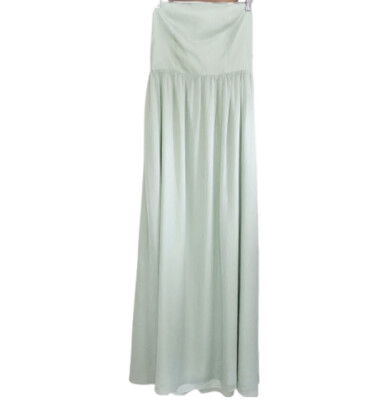 green emerald velvet dress Green Puff Sleeves Bow Tie Back Two-Piece Aline Long Prom Dress with Slit
