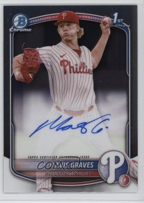 2025 Bowman Chrome Prospect Auto Mavis Graves #CPA-MG Auto 14ns