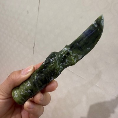 5 + Natural Serpentine dagger hand carved Quartz Crystal Healing random 1pc