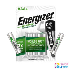 6x Energizer AAA Rechargeable Batteries NiMH 1.2V 700mAh Power Plus 2.26 per battery