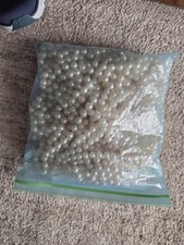 Pearl White Faux/Plastic Round Beads 3mm, 4mm, 5mm 6mm  8mm Loose