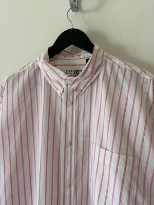 Supreme x MM6 Maison Margiela Stripe Button Up Shirt - Size XL