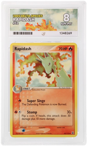 Rapidash graded ACE 8 for sale on eBay