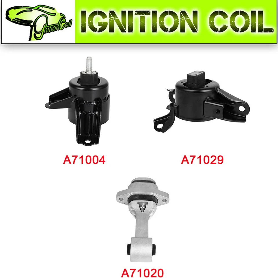 Juego de montaje de motor y transmisión 3 piezas A71020 para Kia Forte Koup 2014-2016 2,0 L Foto 2 de 4