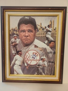 Babe Ruth Jon Ren 1993 Fine Art Reproduction J53