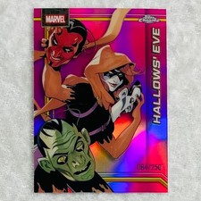 Hallows' Eve SN# /250 Pink Refractor Marvel 2026 Topps Chrome Parallel Card #122