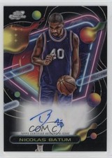 2023-24 Topps Cosmic Chrome Black Eclipse Refractor 2/10 Nicolas Batum Auto 16wc
