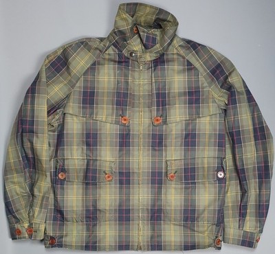Barbour x Tokito Tartan Blouson Jacke Herren XL grün kariert Bomber Blouson