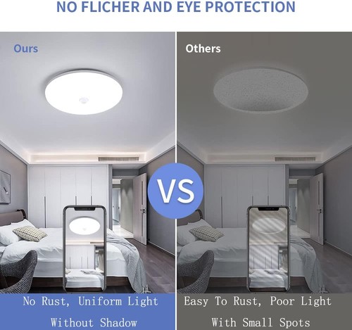 Lampa sufitowa LED Lampa sufitowa Łazienka Salon Kuchnia Piwnica Łazienka Lampa Sufit - Zdjęcie 31 z 46