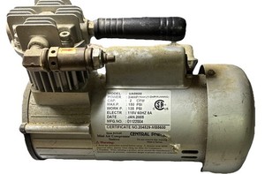 Central Pneumatic UA5600 Mini Air Compressor with Regulator Gauge for Airbrush