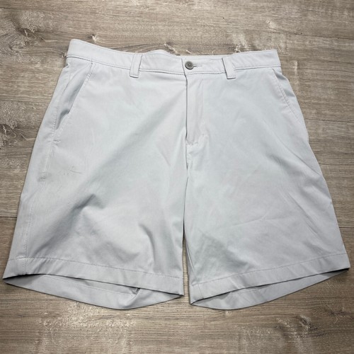 Southern Tide Mens 34 Brrr Performance Golf Shorts Gray Nylon Spandex Stretch